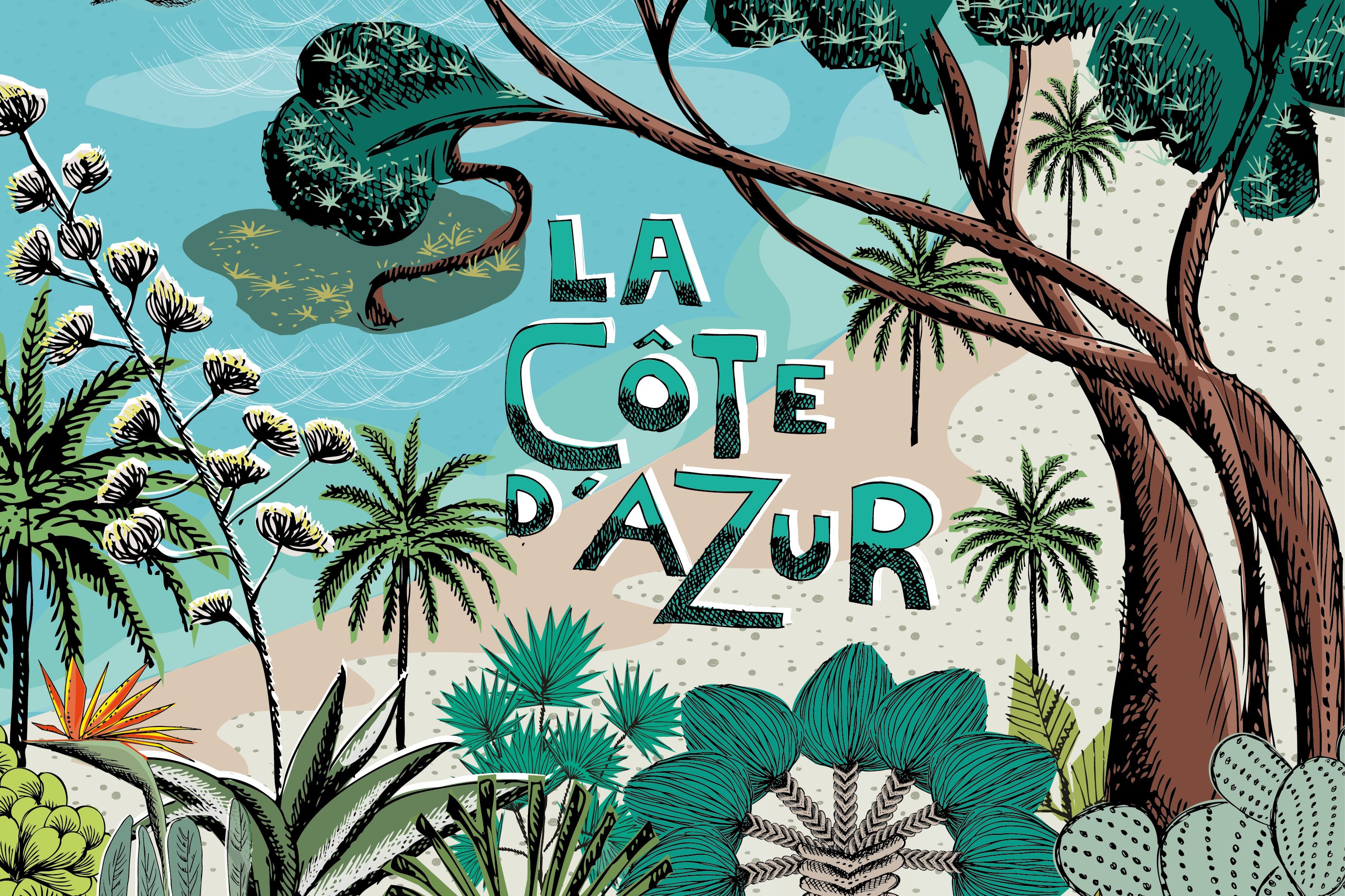 La côte d'Azur
